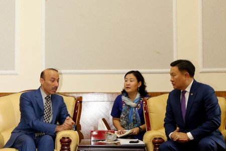 БОАЖ-ЫН САЙД Н.ЦЭРЭНБАТ КАТАРЫН ЭЛЧИН САЙДЫГ ХҮЛЭЭН АВЧ УУЛЗЛАА