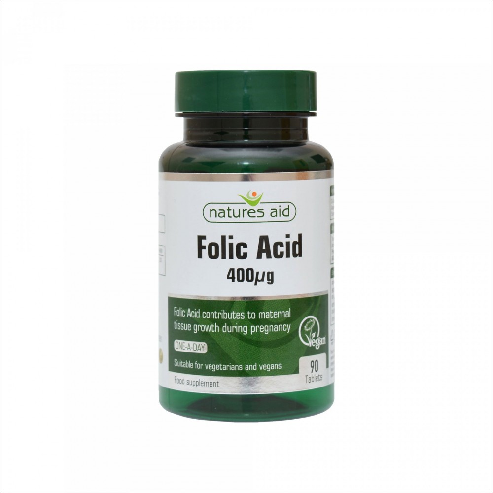 FOLIC ACID 400 MG, 90 TABLETS