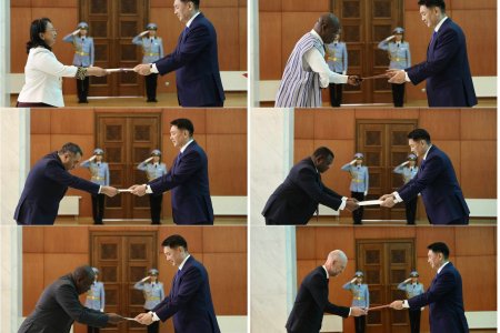 Монгол Улсад хавсран суух Элчин сайд нар Итгэмжлэх жуух бичгээ өргөн барилаа