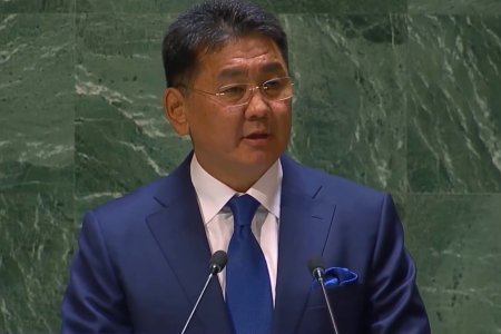 Монгол улсын ерөнхийлөгч У.Хүрэлсүх НҮБ-ын ерөнхий ассамблейн чуулганы ерөнхий санал шүүмжлэлд үг хэлжээ