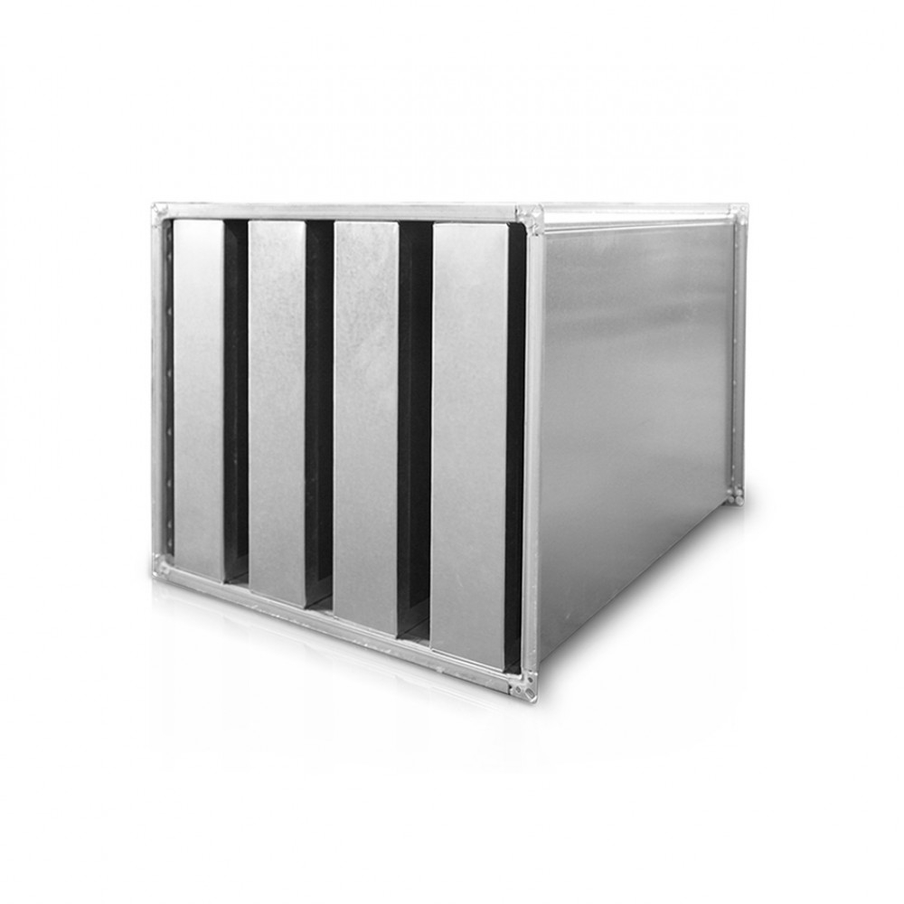 Sound attenuators for rectangular ventilation ductwork TAP/TAPS