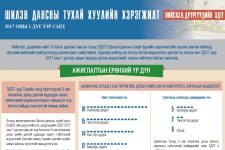 Шилэн дансны тухай хуулийн хэрэгжилт 1-р сард
