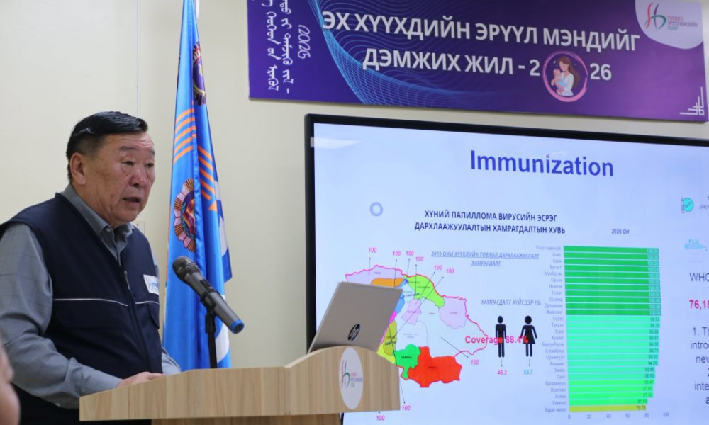 ДЭМБ-ЫН НОМХОН ДАЛАЙН БАРУУН БҮСИЙН ЗАХИРАЛ ЭРҮҮЛ МЭНДИЙН ГАЗАРТ ЗОЧИЛЖ, ЭРҮҮЛ МЭНДИЙН САЛБАРЫН УДИРДЛАГА, ЭМЧ, МЭРГЭЖИЛТНҮҮДТЭЙ УУЛЗЛАА.