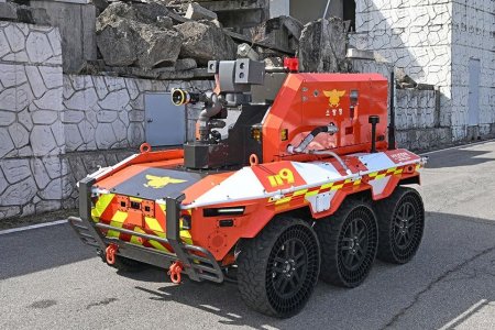 Hyundai Motor Group Donates Unmanned Firefighting Robots to Korea National Fire Agency for Safeguarding Firefighters