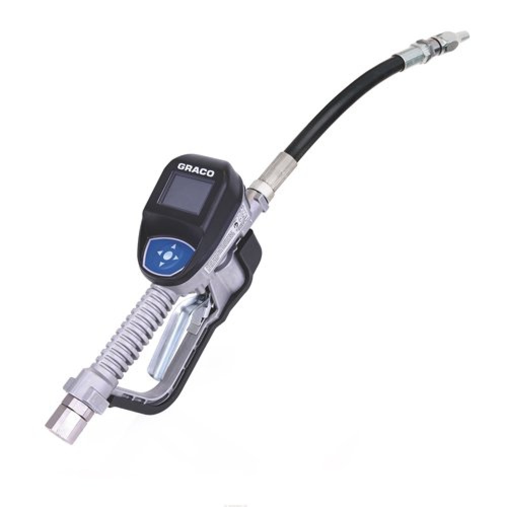 25M319 - Pulse® Metered Dispense Valve for Oil Applications - 1/2 in. NPT, Flex Extension, Automatic Nozzle - тосны хошуу