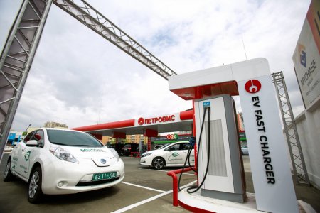 Electric vehicle fast charging station
