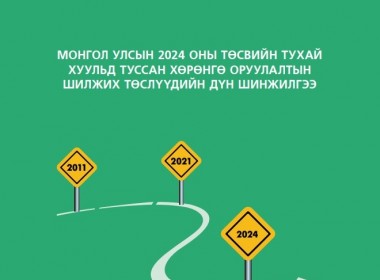 Монгол Улсын 2024 оны төсвийн тухай хуульд туссан хөрөнгө оруулалтын шилжих төслүүдийн дүн шинжилгээ