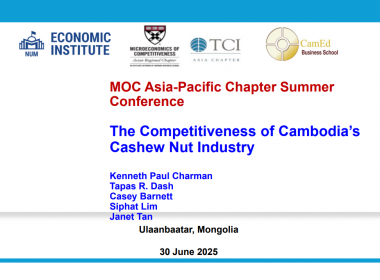 The Competitiveness of Cambodia’s Cashew Nut Industry