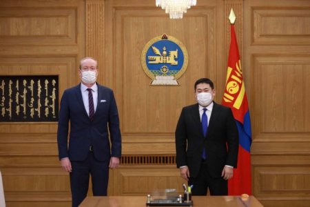 ЕВРОПЫН СЭРГЭЭН БОСГОЛТ, ХӨГЖЛИЙН БАНКНЫ СУУРИН ТӨЛӨӨЛӨГЧ ХАННЕС ТАКАЧИЙГ ХҮЛЭЭН АВЧ УУЛЗАВ