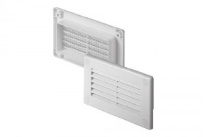 Flat duct grille