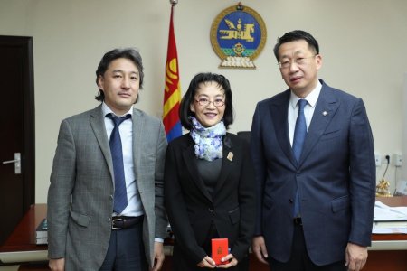 МОНГОЛЫН ЭРДЭМТДИЙГ ДЭЛХИЙД ТӨЛӨӨЛӨГЧ БҮСГҮЙ