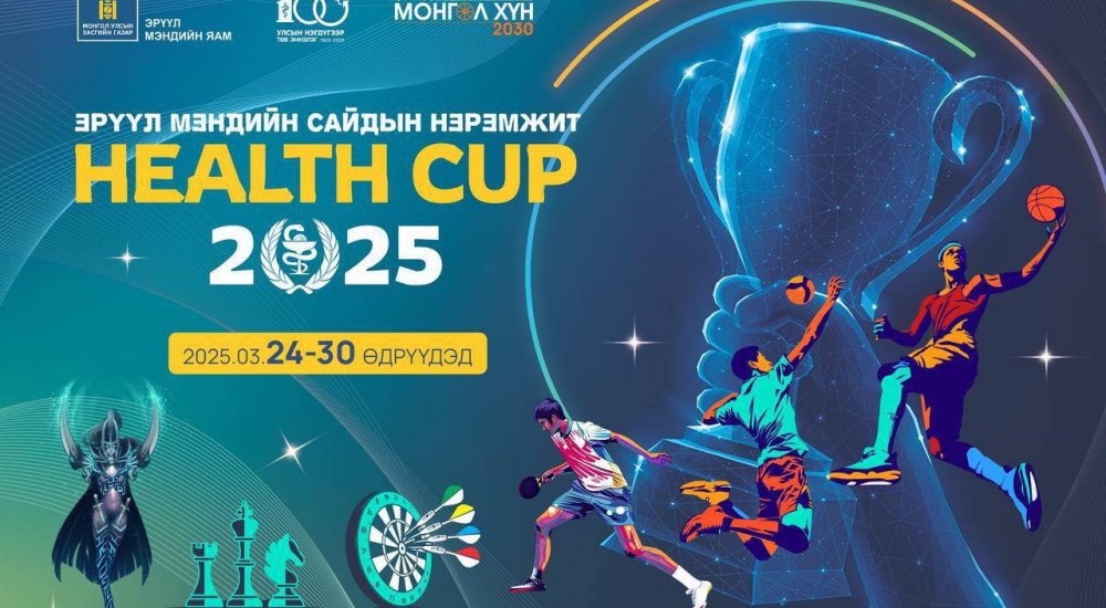 ДЭЛХИЙН ЭМЧ НАРЫН ӨДӨР, УНТЭ-ИЙН 100 ЖИЛИЙН ОЙД ЗОРИУЛСАН ЭРҮҮЛ МЭНДИЙН САЙДЫН НЭРЭМЖИТ “HEALTH CUP-2025” 6 ТӨРӨЛТ ТЭМЦЭЭНД БАРУУН БҮСЭЭ ТӨЛӨӨЛЖ АМЖИЛТТАЙ ОРОЛЦЛОО.
