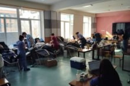 Mandakh University Hosts Annual Blood Donation Day