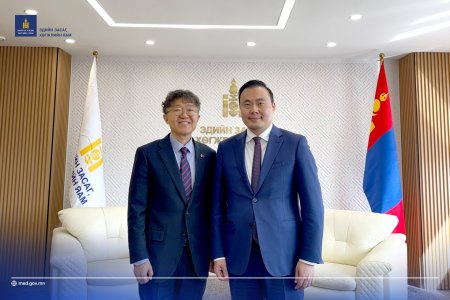 State Secretary of the Ministry of Economy and Development, Mr. I. Batkhuu received Ambassador Extraordinary and Plenipotentiary of the Republic of Korea to Mongolia Choi Jin-won