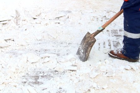 Цэвэрлэгээ, үйлчилгээний ажилчид хүрэлцэхгүй байгаа тул төрийн байгууллагын ажилтнууд сайн дураараа цас цэвэрлэж байна