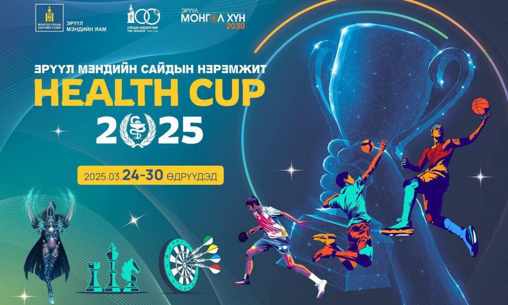 ДЭЛХИЙН ЭМЧ НАРЫН ӨДӨР, УНТЭ-ИЙН 100 ЖИЛИЙН ОЙД ЗОРИУЛСАН ЭРҮҮЛ МЭНДИЙН САЙДЫН НЭРЭМЖИТ “HEALTH CUP-2025” 6 ТӨРӨЛТ ТЭМЦЭЭНД БАРУУН БҮСЭЭ ТӨЛӨӨЛЖ АМЖИЛТТАЙ ОРОЛЦЛОО.