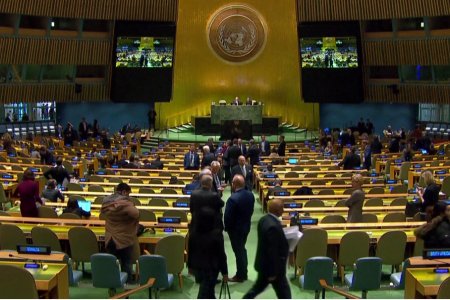 НҮБ-ын Ерөнхий Ассамблейн Украиныг дэмжих тогтоол батлах ээлжит санал хураалтад 32 улс түдгэлзсэн санал өгөв