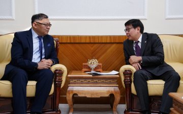 MINISTER OF EDUCATION P.NARANBAYAR MET WITH THE ADMINISTRATION OF BURYAT STATE UNIVERSITY OF THE RUSSIAN FEDERATION