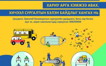Ковид-19 халдвараас урьдчилан сэргийлэх, хариу арга хэмжээ авах, хичээл сургалтын бэлэн байдлыг хангах нь