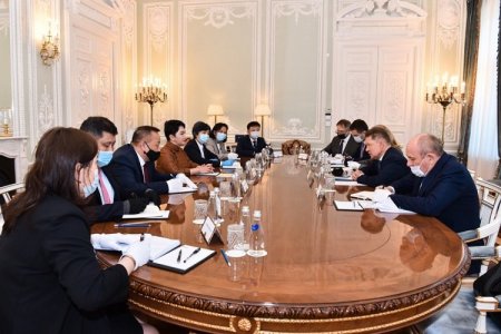 ГАДААД ХАРИЛЦААНЫ САЙД Б.БАТЦЭЦЭГ “ГАЗПРОМ” НХН-ИЙН ТЭРГҮҮН А.Б.МИЛЛЕРТЭЙ УУЛЗЛАА