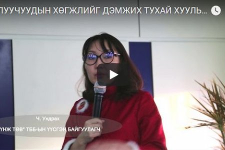 ЗАЛУУЧУУДЫН ХӨГЖЛИЙГ ДЭМЖИХ ТУХАЙ ХУУЛЬ БА ЗАЛУУЧУУДЫН ЭРХ