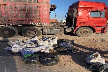 Байгалийн чулуу, малын махыг нүүрсний дор нуун хилээр гаргахыг завдав