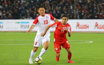 Монголын хөл бөмбөгчид Душанбе хотноо зочилж Тажикистан багтай хийсэн тоглолт 3:0-ээр өндөрлөлөө 