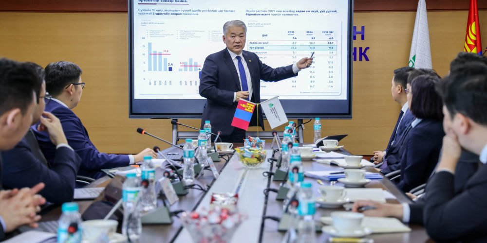 Эдийн засаг, хөгжлийн сайд Ж.Энхбаяр Хөгжлийн банканд ажиллалаа