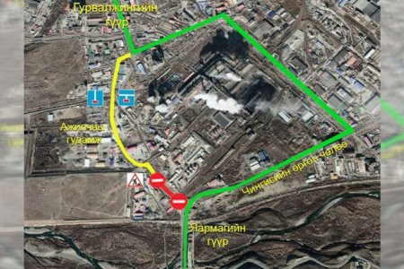 Яармагийн гүүрийн хойд уулзвараас Ажилчны гудамж хүртэлх замыг есдүгээр сар хүртэл хаахаар болжээ