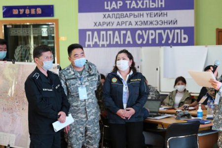 Улсын хэмжээнд анх удаа цахимаар зохион байгуулсан дадлага сургуулилт өндөрлөлөө