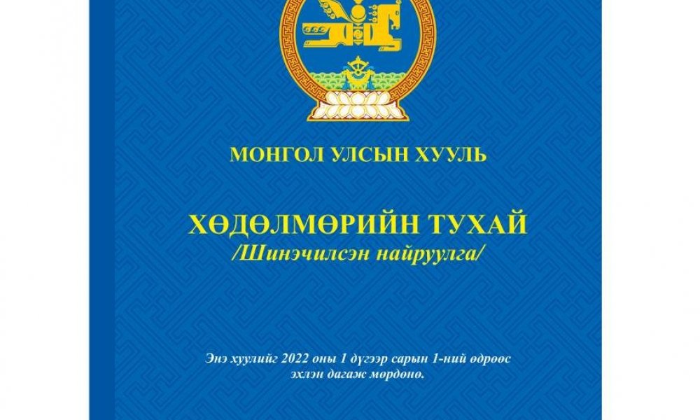 Хөдөлмөрийн тухай хуулийн шинэчилсэн найруулгын талаарх сургалт явагдана 