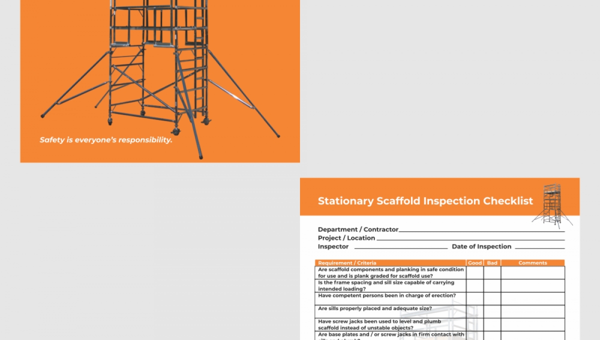 Scaffold checklist | Daily checklist | Scaffolding checklist ...