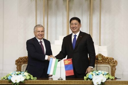 Ерөнхийлөгч У.Хүрэлсүх, Шавкат Мирзиёев нар Иж бүрэн түншлэлийн харилцаа тогтоосноо зарлалаа  