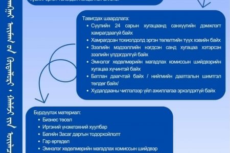 ХӨГЖЛИЙН БЭРХШЭЭЛТЭЙ ИРГЭДИЙН ХӨДӨЛМӨР ЭРХЛЭЛТИЙГ ДЭМЖИХ ТӨСӨЛ СОНГОН ШАЛГАРУУЛНА