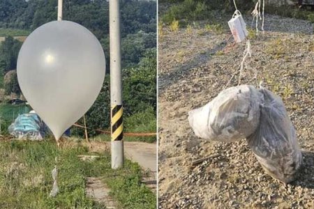 БНАСАУ-аас БНСУ руу хог, ялгадас уясан 150 гаруй бөмбөлөг илгээжээ