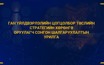 ГАН ҮЙЛДВЭРЛЭЛИЙН ЦОГЦОЛБОР ТӨСЛИЙН СТРАТЕГИЙН ХӨРӨНГӨ ОРУУЛАГЧ СОНГОН ШАЛГАРУУЛАЛТЫН УРИЛГА