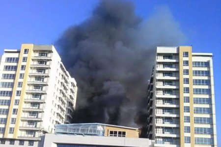 13-р хороололд шинээр баригдаж байгаа барилга дээр гал гарчээ 