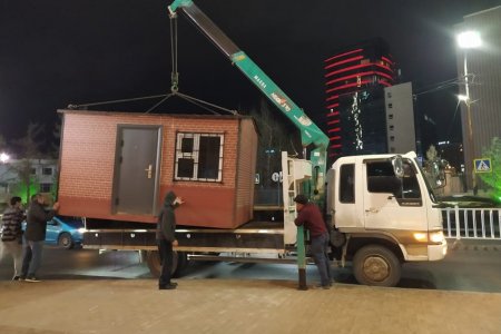 Явган хүний зам хааж байрлуулсан ТҮЦ-ийг нүүлгэлээ