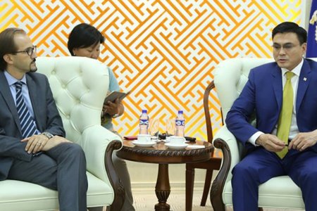 Олон улсын шилжилт хөдөлгөөний байгууллагын Монгол дахь салбарын захирлыг хүлээн авч уулзлаа