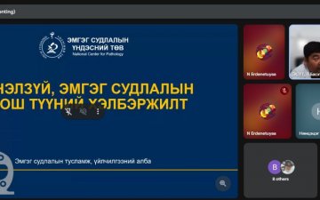 “ЭМНЭЛЗҮЙ, ЭМГЭГ СУДЛАЛЫН ОНОШ ТҮҮНИЙ ХЭЛБЭРЖИЛТ”  СУРГАЛТ ЗОХИОН БАЙГУУЛЛАА