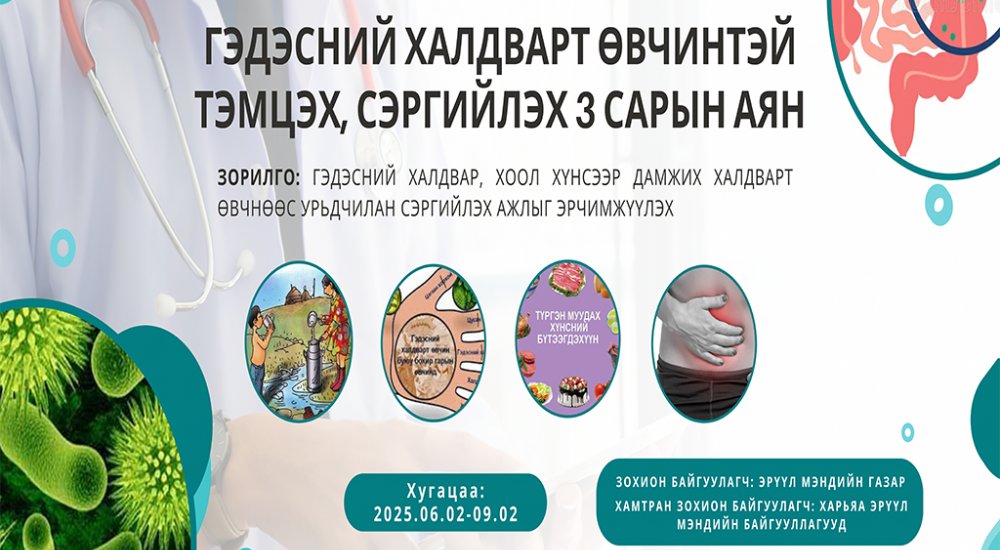 ГЭДЭСНИЙ ХАЛДВАРТ ӨВЧИНТЭЙ ТЭМЦЭХ, СЭРГИЙЛЭХ 3 САРЫН АЯН ЭХЭЛЛЭЭ.