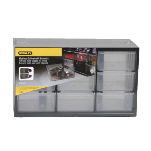 Multi-Purpose Storage Bin with 9 Large Drawers | Stanley 1-93-978
