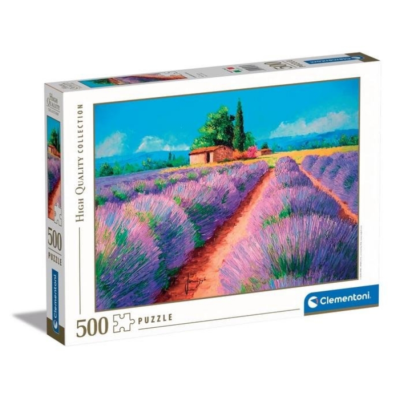 Clementoni Disney Stitch compacte puzzel zandkasteel - 500 stukjes