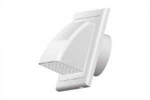 Exhaust grille with backdraft damper