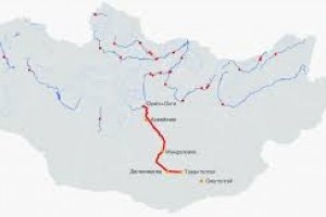 Хэрлэн-тоонот, Орхон-онги ус дамжуулах хоолойг барих