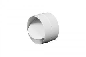 Connector with backdraft damper