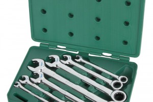 7 Pc. Metric Double Ratcheting Wrench Set
