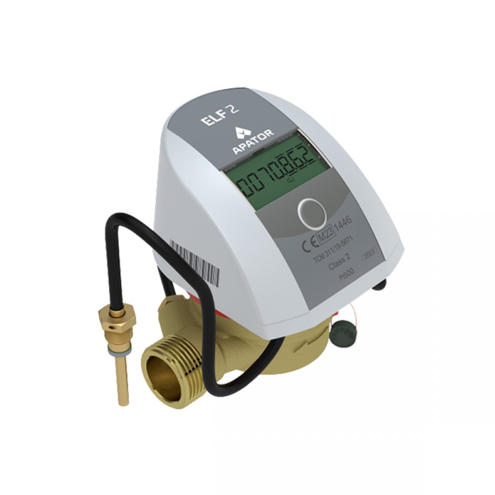 Compact heat and cooling meter Elf 2 (DN15-20)