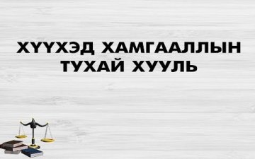Хүүхэд хамгааллын тухай хуулийн шинэчилсэн найруулга хэрэгжиж эхэллээ