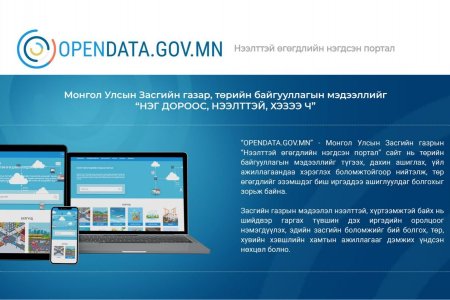 Open data portal was launched